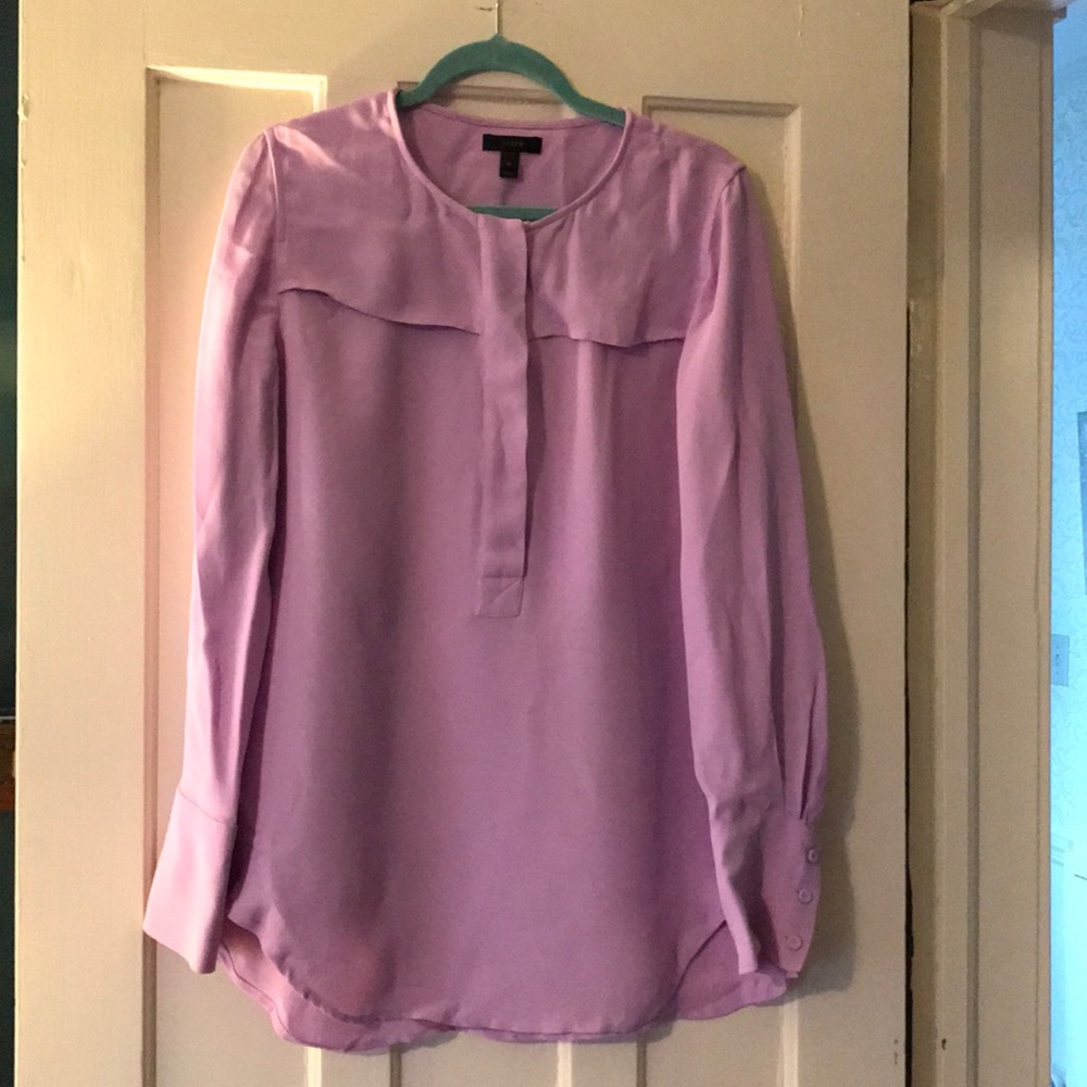 J Crew crepe blouse in sz 12